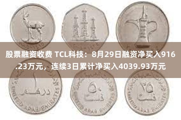 股票融资收费 TCL科技：8月29日融资净买入916.23万元，连续3日累计净买入4039.93万元