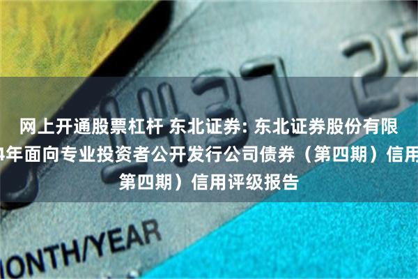 网上开通股票杠杆 东北证券: 东北证券股份有限公司2024年面向专业投资者公开发行公司债券（第四期）信用评级报告