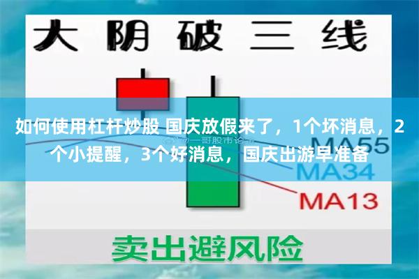 如何使用杠杆炒股 国庆放假来了，1个坏消息，2个小提醒，3个好消息，国庆出游早准备