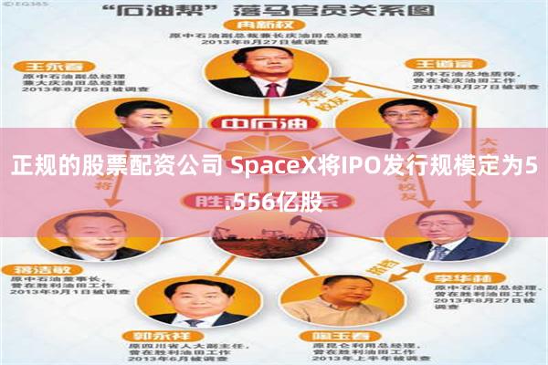 正规的股票配资公司 SpaceX将IPO发行规模定为5.556亿股